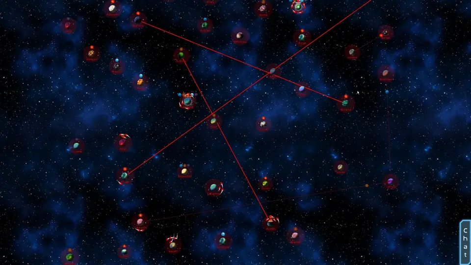 Planeticus multiplayer map with attack routes
